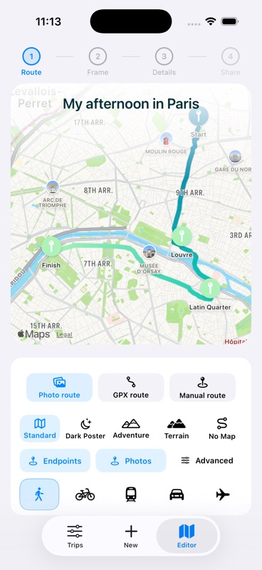 Evertrail finding travel memories across a map of Japan